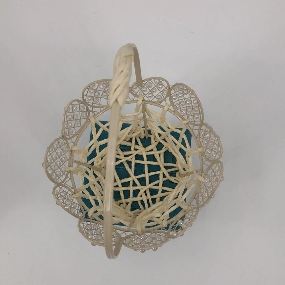 Vintage Wire Egg Basket